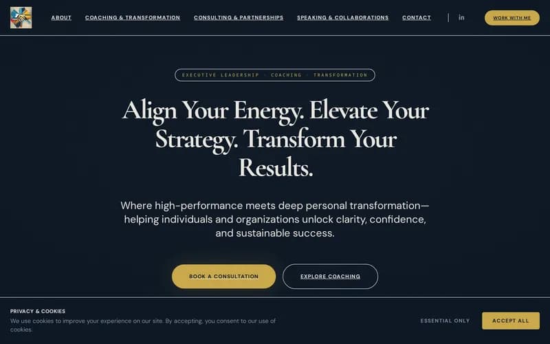 Captura del sitio web de Positive Alliances